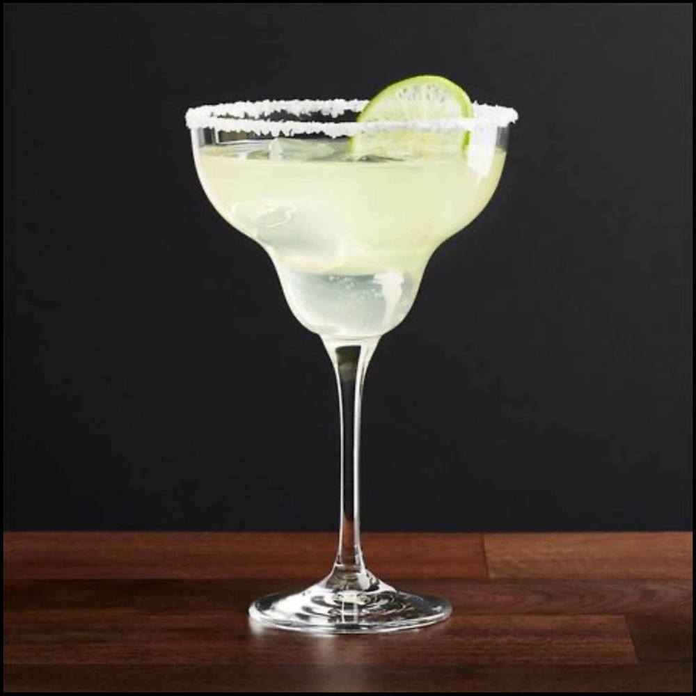 Crate&Barrel Glory Margarita Glasses